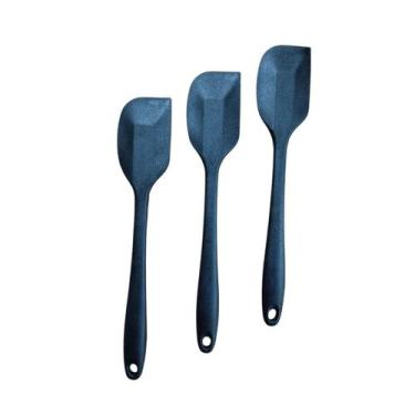 Imagem de Kit 3 Espátulas Silicone Premium Resistente para Cozinha e Confeitaria