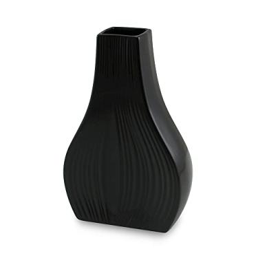 Imagem de Ceraflame Vaso de Cerâmica Onion 26Cm Preto - Decor
