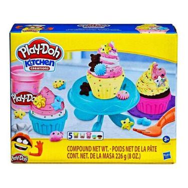 Imagem de Play-Doh Massinha De Modelar Kitchen Creations Cupcakes Coloridos - E7