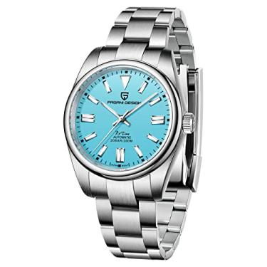 Imagem de Relógios Pagani Design para homens, movimento automático japonês, 200 metros à prova d'água, aço inoxidável à prova d'água, 39,7 mm de diâmetro, espelho de safira, estilo clássico