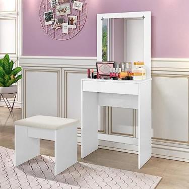 Imagem de Penteadeira 1 Gaveta com Banqueta Sofia Branco