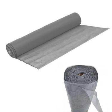 Imagem de Tela Mosquiteiro Janela Porta Rolo 25 Metros Proteçao Inseto Pernilongo Mosca