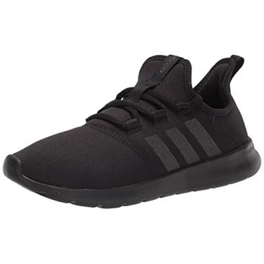 Imagem de adidas Tênis de corrida feminino Cloudfoam Pure 2.0, Núcleo preto/preto/cinza cinco, 9