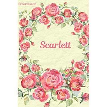 Imagem de Scarlett: Red Rose Personalised Notebook (Small)