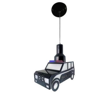 Imagem de Lustre Pendente Infantil Carro De Policia