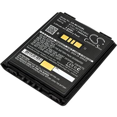 Imagem de Derrlrmg Bateria de 2400 mAh compatível com o símbolo 82-111094-01, BTRY-MC55EAB02, U60493 MC55, MC5574, MC5590, MC55A, MC55A0, MC56, MC65, MC659, MC659B, MC67