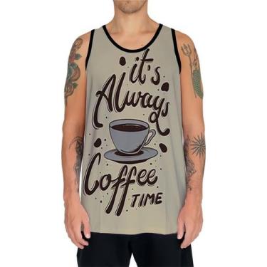 Imagem de Camiseta Regata Estampas Eu Amo Café Coffee Grãos Arte Hd 15 - Enjoy S