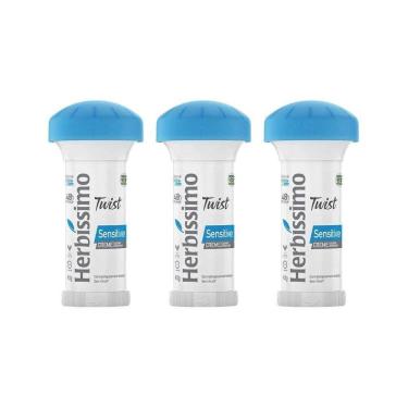 Imagem de Desodorante Herbissimo Stick Creme Sensitive 45G - Kit C/3Un