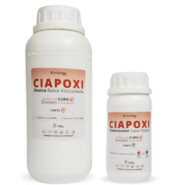 Imagem de Resina Epóxi Ciapoxi Baixa Viscosidade Cura Super Rápida 1kg