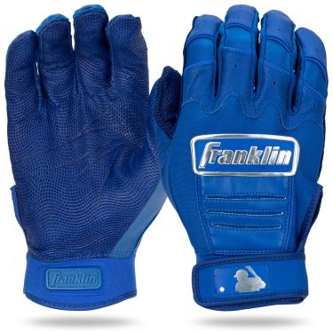 Imagem de Franklin Sports CFX Pro Luvas de rebatedor cromadas coloridas - Royal - Juvenil Médio