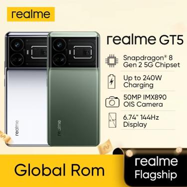 Imagem de Realme-GT 5 5G Smartphone  Desbloqueado  Original  Snapdragon 8  Gen2  50MP  IMX890  OIS  6.74 "