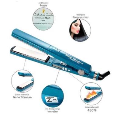 Imagem de Kit Prancha BabyLiss Pro Nano Titanium TRADICIONAL-Unissex