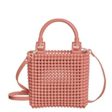 Imagem de Bolsa Petite Jolie Beads Bag Feminina - Rosa antigo-Feminino