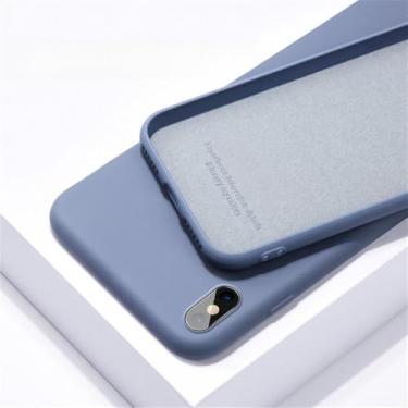 Imagem de Para oneplus 8 9 5t 6t 7 7t pro caso de silicone líquido macio tpu telefone capa para oneplus 5 6 7 10 pro 9 caso, cinza, para oneplus 9 cn