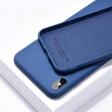 Imagem de Para oneplus 8 9 5t 6t 7 7t pro caso de silicone líquido macio tpu telefone capa para oneplus 5 6 7 10 pro 9 caso, azul, para oneplus ace 2