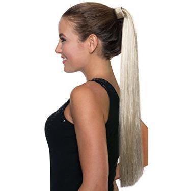 Imagem de Rubie's Costume Co Rabo de cavalo feminino com clipe, Loiro, tamanho nico