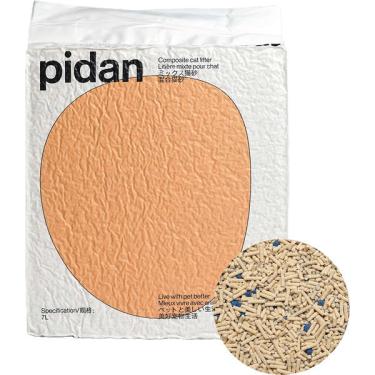 Imagem de Granulado Higiênico Pidan Tofu com Areia Sanitária para Gatos Grãos Médios - 3,6 Kg