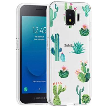 Imagem de Yodueiv Capa de telefone para Galaxy J2 Core/Galaxy J2 Shine/J2 Pure/J2 Dash/J2 2019 Capa para meninas e mulheres, capa protetora transparente de TPU macio transparente à prova de choque para Samsung
