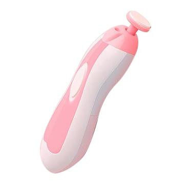 Imagem de Aparador de Unhas Elétrico para bebê Com Luz LED, 2 Velocidades Ajustáveis, 6 Cabeças de Lixadeira para bebê, Kit de Aparador de Unhas que Funciona para Crianças Recém-nascidas