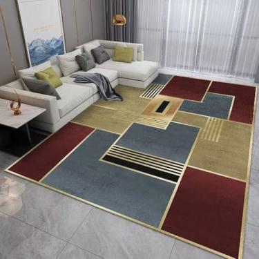 Imagem de Decoração para casa Tapete macio Tamanho grande Tapete de área de corredor Tapetes para sala de estar Tapete de chão para quarto e sala de estar, flanela 8.200 x 250 cm 78,7 x 98 pol.