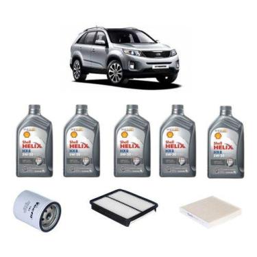 Imagem de Kit revisão troca de oleo kia sorento 2.4 2014 em diante - SHELL