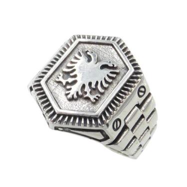 Imagem de Anel Masculino Prata 925 Cavalera - Maça de Prata Joias, 30