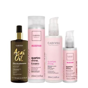 Imagem de Kit Cadiveu Professional Essentials Quartzo Shine Shampoo Pré-Shampoo 