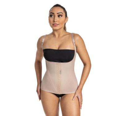 Imagem de Cinta Modeladora Redutora Corselet 16Barbatanas 5120 Mabella, Preto, G