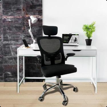 Imagem de Cadeira de Escritório Ergonômica Presidente Mash 360º Preto - Acadeira