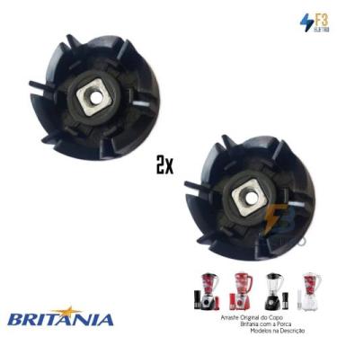 Imagem de 2 Arrastes do Copo Original para Liquidificadores Britania Diversos Mo