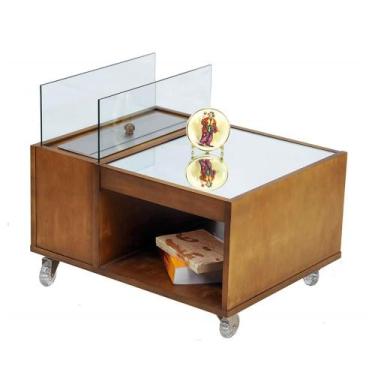Imagem de Mesa De Centro Com Lareira À Álcool - Queimador De 40cm - TopFire