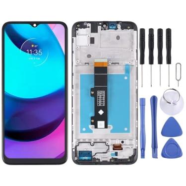 Imagem de Substituição da tela móvel Tela LCD e Digitalizer Conjunto completo com quadro para Motorola Moto E20 Ecrã LCD