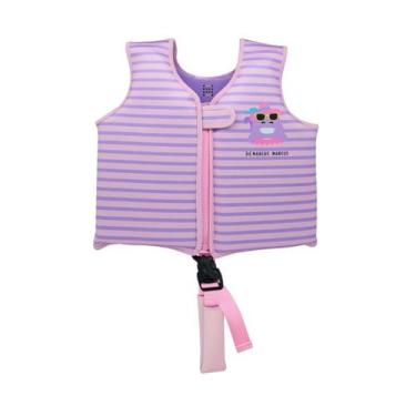 Imagem de Colete Flutuador Infantil Leão Marcus & Marcus Tamanho G, Rosa, G