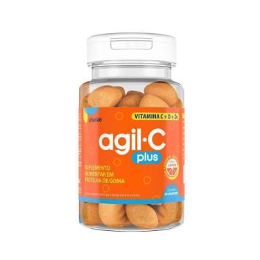 Imagem de Pastilhas De Goma Agil C Plus Sabor Laranja 40 Und - Pharl