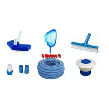 Imagem de Kit Limpeza Para Piscinas - Fibra/ Alvenaria / Vinil - herbinjet 