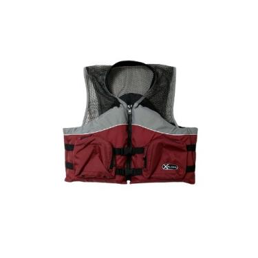 Imagem de Colete de pesca JetPilot Xplore Sportsman Nylon-malha, aprovado pela USCG (Russet, Grande)