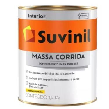 Imagem de Massa Corrida Suvinil Pva Branca 1,4kg Rende 4m2