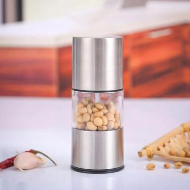 Imagem de Moedor de Pimenta Sal Gourmet Triturador Manual Aço Inox - REIS VARIED