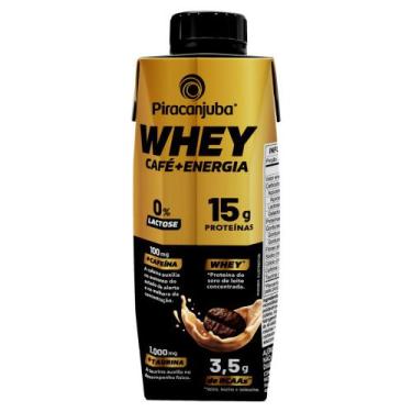 Imagem de Bebida Láctea Piracanjuba Whey Zero Lactose com 15g de Proteína Café +