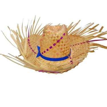 Imagem de Chapéu De Palha Para Festa Junina Desfiado Caipira - AHL Comércio