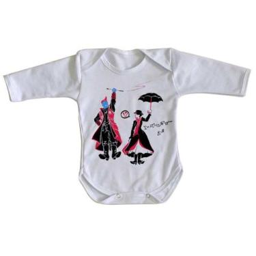 Imagem de body nenê criança roupa bebê manga longa Yondu Guardiões Galaxia - Emp
