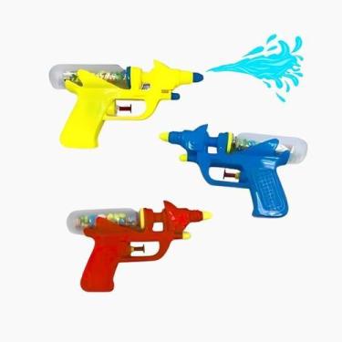 Imagem de Kit 3 Pistolas de Água Arminha Brinquedo Piscina C/ Confeito - Fampar 