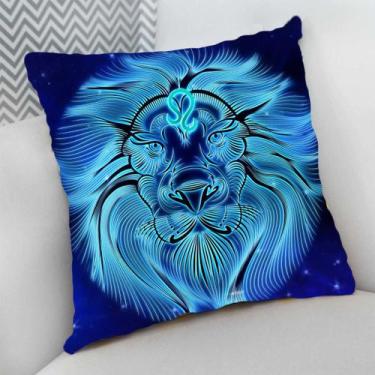 Imagem de Almofada Decorativa Cheia c/ Zíper Signos Horóscopo Zodíaco - Deluzz, 