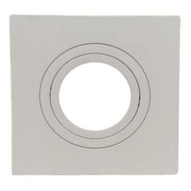 Imagem de Spot Embutir Dicróica GU10 quadrado face plana - BRANCO SE-330.1031 - 