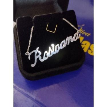 Imagem de Colar com nome prata 950 temos todos os nomes