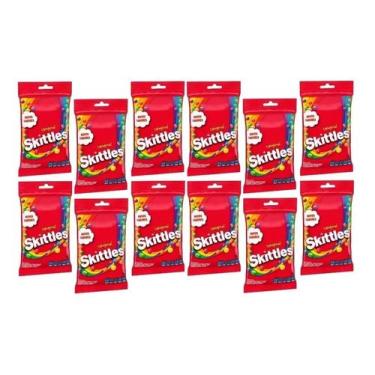 Imagem de kit 12 BALA SKITTLES FRUITS - SABOR ORIGINAL 95G
