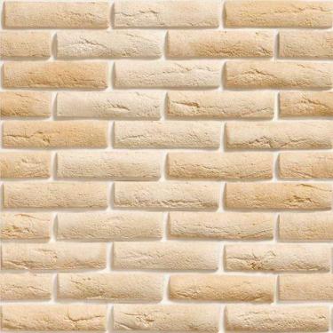 Imagem de Papel De Parede Decorativo Tijolinho Tons De Bege 3,00x0,50m - DEKAL D