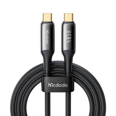 Imagem de Cabo Usb 4.0 40gbps Thunderbolt Tipo C Pd 240w P/ Ps5 Mac 1m - Mcdodo