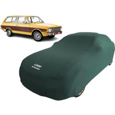 Imagem de Capa Carro Antigo Ford Belina Com Elástico Melhor Fixação - Mz, Verde