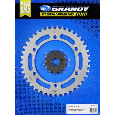 Imagem de Kit Relação Honda FMX 650 2005 até 2008 Brandy - Sem Corrente